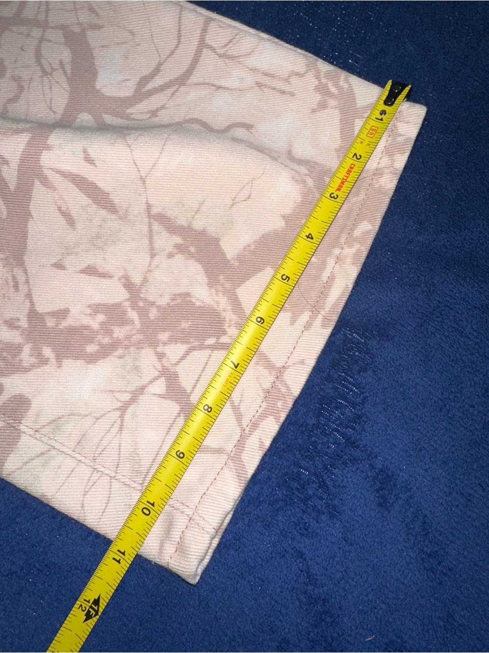 Cali 1850 Pink Tree Branch Camo High Rise Wide Leg Jeans Y2K Streetwear 3/26 NWT - Picture 7 of 10